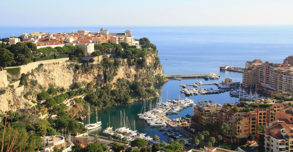 Vue aérienne, Monaco